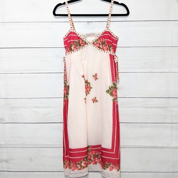 Anthropologie Dresses & Skirts - Anthro Anna Sui Berry Bowl Silk Dress L12